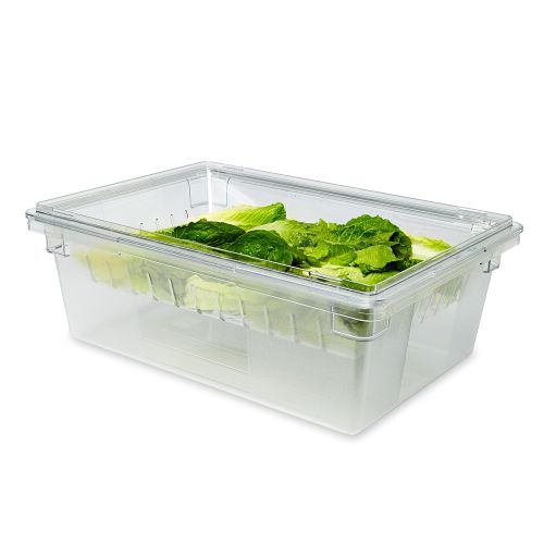 Bandeja para Colador/Drenaje Rubbermaid® para Cajas de Comida/Tote, Para Contenedores de 26x18, Transparente